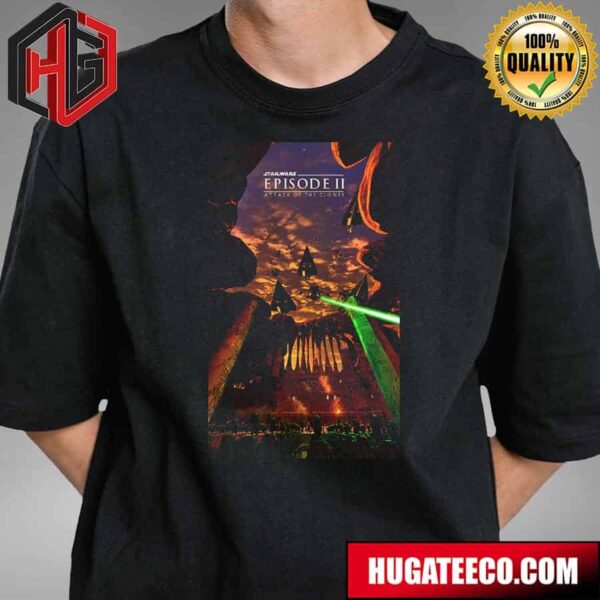Official Poster For Star Wars Episode II Attack Of The Clones T-Shirt