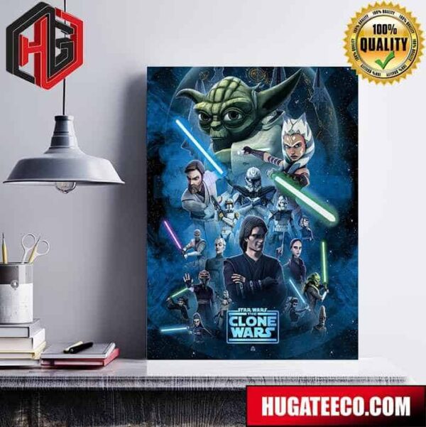 Official Poster For Star Wars Heroes Of The Clone Wars Poster Canvas