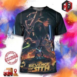 Official Poster For Star Wars Revenge Of The Sith The Saga Is Complete 3D T-Shirt