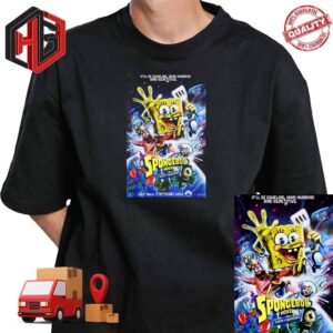 Official Poster For The SpongeBob Movie Search For SquarePants In Theaters May 2025 T-Shirt