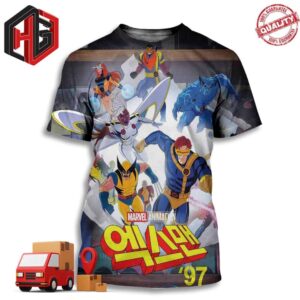 Official Poster For X-men 97 Via Marvel Korea Instagram 3D T-Shirt