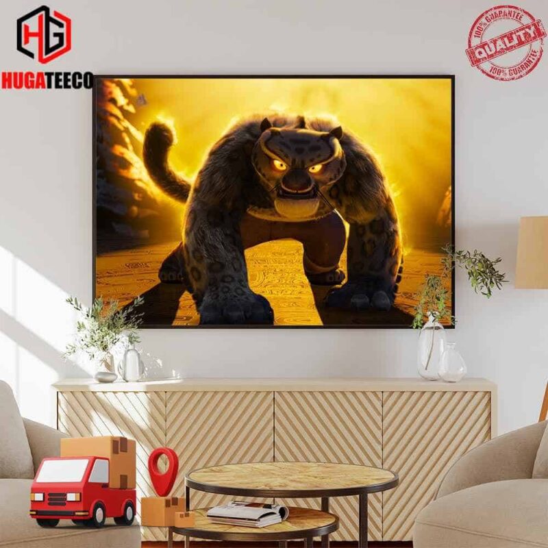 Official Poster Kung Fu Panda 4 Tai Lung Release 8th March 2024 Poster Canvas