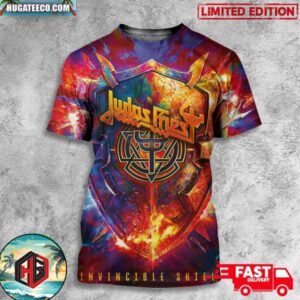 Panic Attack The New Single Judas Priest Invincible Shield All Over Print T-Shirt