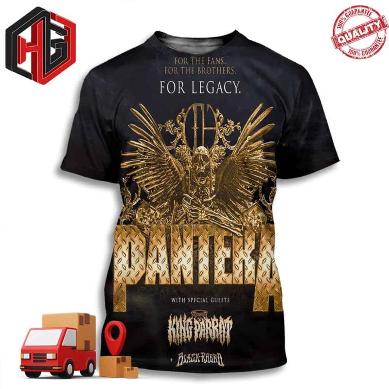 Pantera Australian Headline Show For The Fans For The Brothers For Legacy King Parrot Tuesday 19 March Adelaide Entertainment Centre 3D T-Shirt