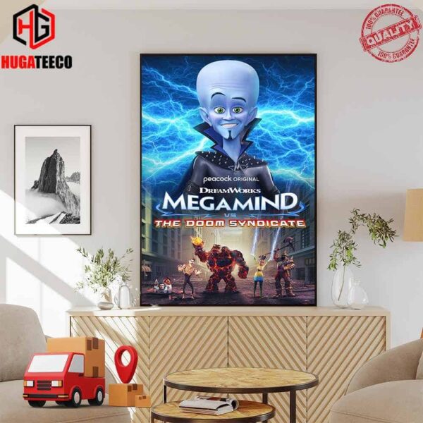 Peacock Original Dream Work Megamind And The Doom Sydnicate Poster Canvas