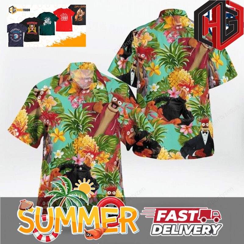 Pep? The King Prawn The Muppets Summer Hawaiian Shirt And Beach Short