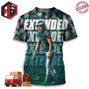 Philadelphia Eagles Have Agreed To Terms With Jake Elliott On A Four-year Extension 3D T-Shirt