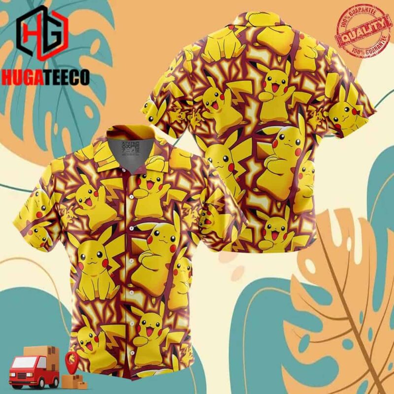 Pikachu Pokemon Hawaiian Shirt For Men And Women Summer Collections