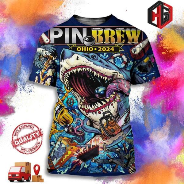 Pinbrew Ohio Tour 2024 Limited Unisex 3D T-Shirt