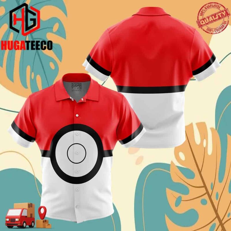 Pokeball Pokemon Hawaiian Shirt For Men And Women Summer Collections
