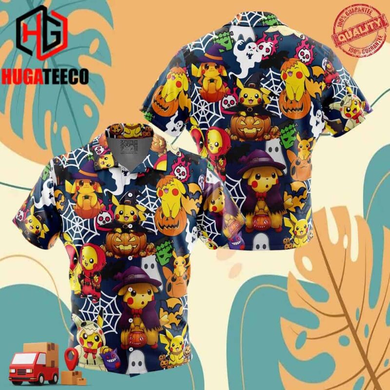 Pokemon Halloween Hawaiian Shirt For Men And Women Summer Collections
