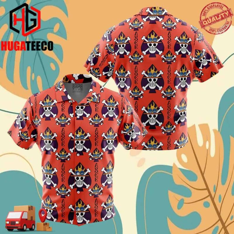 Portgas D Ace Jolly Roger One Piece Hawaiian Shirt For Men And Women Summer Collections