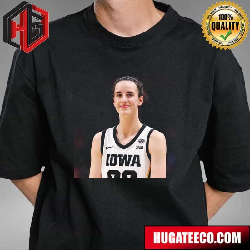Portrait Of Caitlin Clark Iowa Hawkeyes T-Shirt