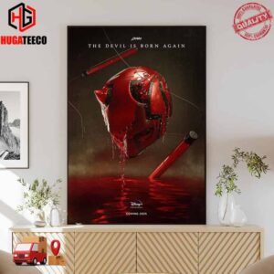 Poster For Daredevil The Devil Is Born Again Is Coming 2025 Disney Original Poster Canvas