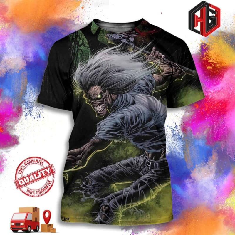 Poster For Iron Maiden King Of All The Land To Tame A Land Music Monday 3D T-Shirt