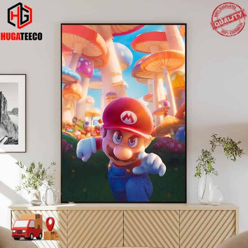 Poster For New Super Mario Bros Releasing In Theaters April 3 2026 Poster Canvas