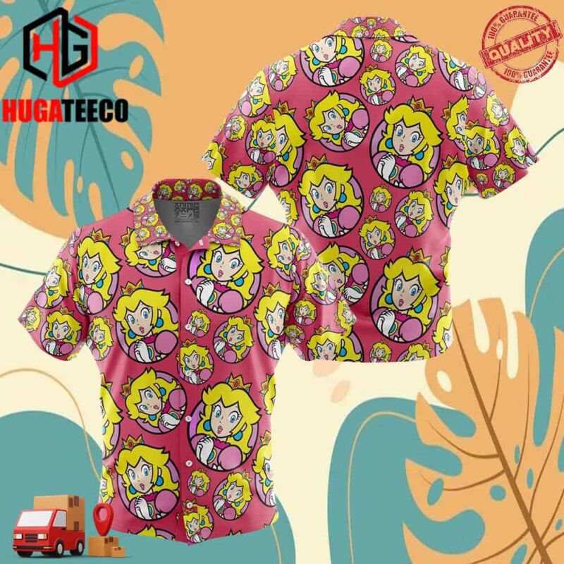 Princess Peach Super Mario Hawaiian Shirt For Men And Women Summer Collections