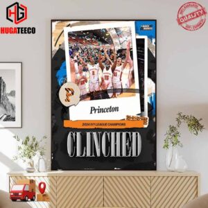 Princeton WBB Is 2024 Ivy League Champions NCAA March Madness Poster Canvas
