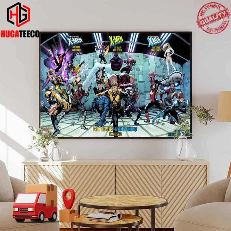 Promotional Art X-men By Ryan Stegman And Marte Gracia Marvel Comics Poster Canvas