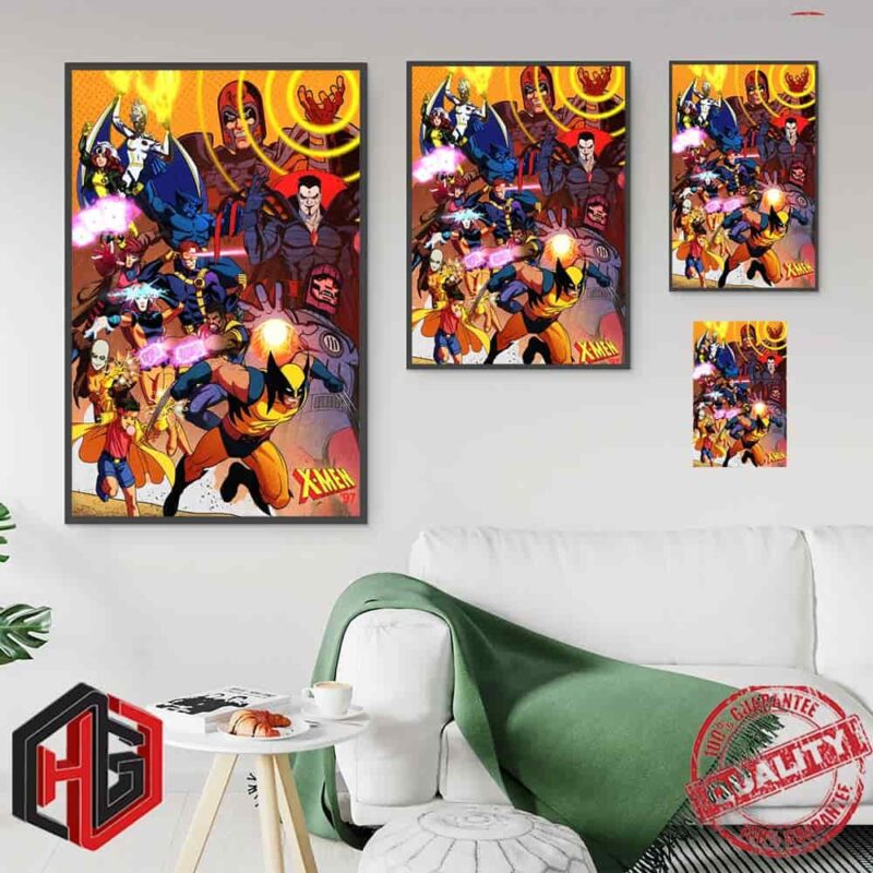 Promotional Poster Art for X-men 97 Poster Canvas