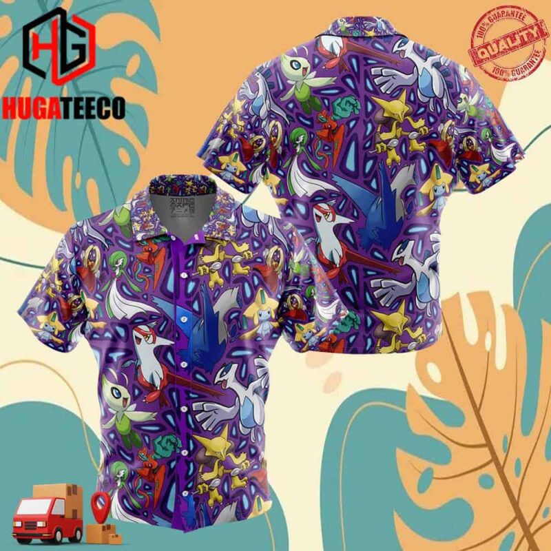 Psychic Type Pokemon Pokemon Hawaiian Shirt For Men And Women Summer Collections