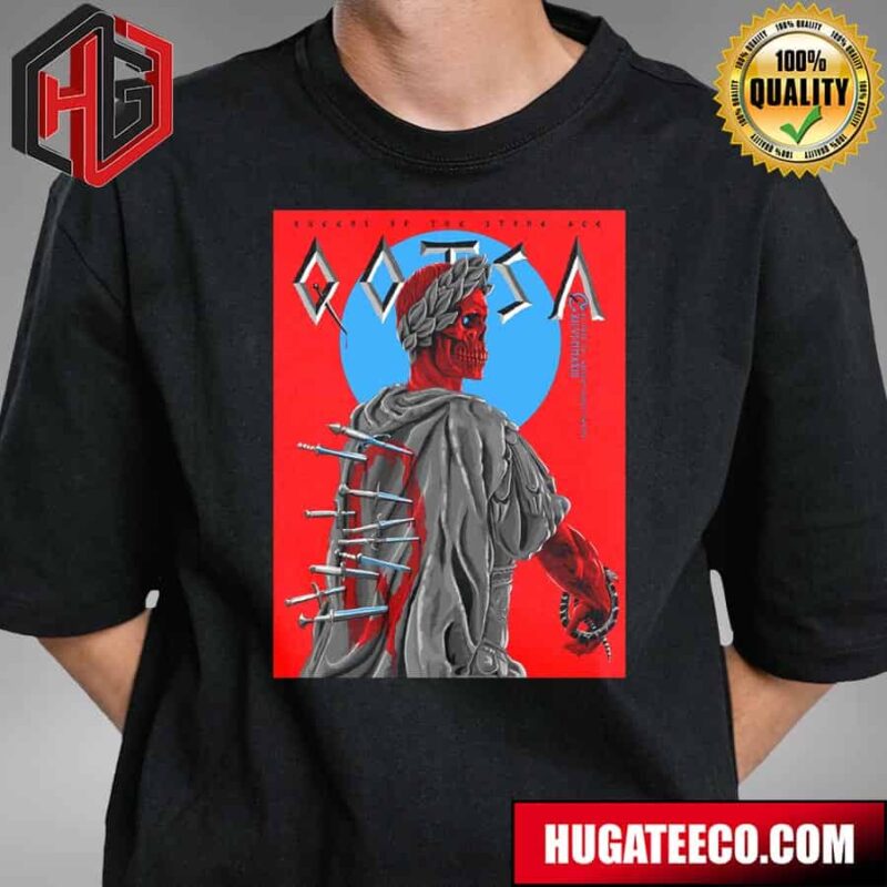 Queens Of The Stone Age El Paso Texas Abraham Chavez Theatre June 12 2023 Limited Poster Merchandise T-Shirt