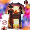 Son Goku Dragon Ball X Luffy One Piece 3D T-Shirt