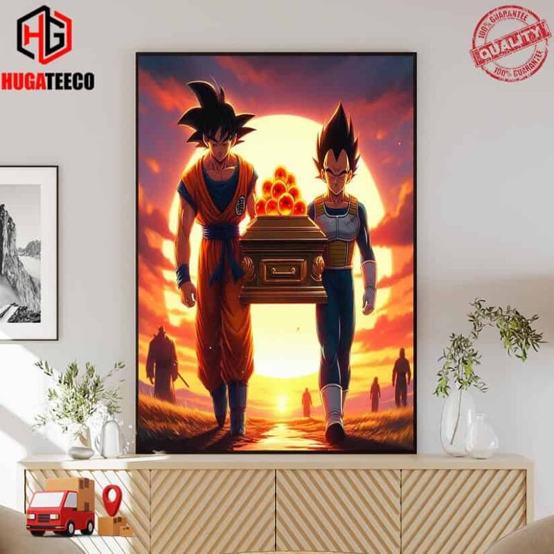 RIP To The Goat Dragon Ball Toriyama Akira Poster Canvas