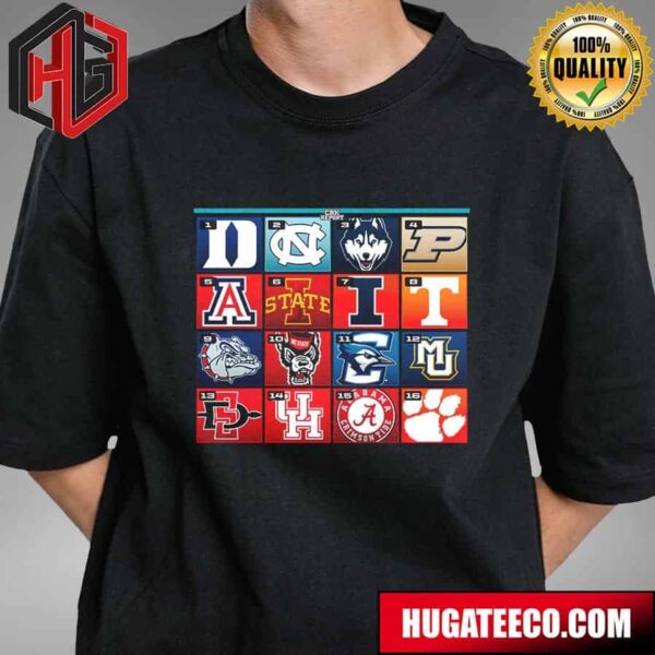 Ranking The Sweet 16 Fanbases At NCAA March Madness T-Shirt