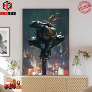 Raphael Character In Teenage Mutant Ninja Turtles Poster Canvas