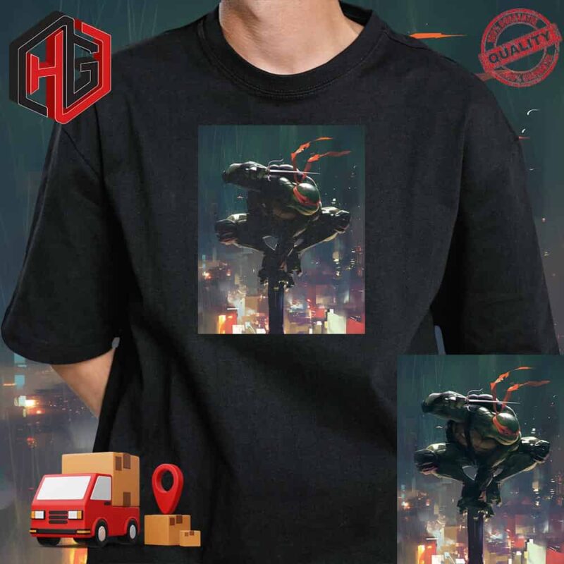 Raphael Character In Teenage Mutant Ninja Turtles T-Shirt