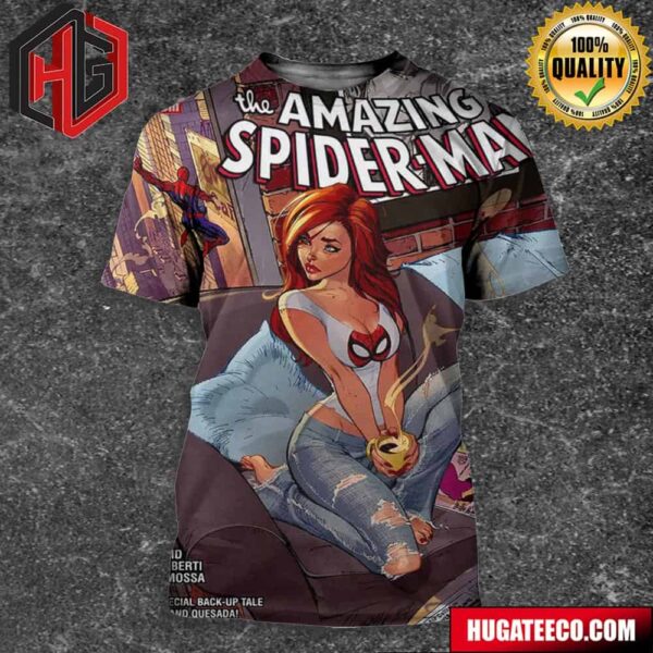 Marvelous The Amazing Spider-Man Marvel Studios Reimagined By Campbell 3D T-Shirt (Copy)