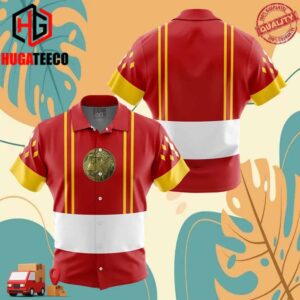 Red Ranger Ninjetti Mighty Morphin Power Rangers Hawaiian Shirt For Men And Women Summer Collections