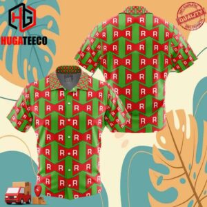 Red Ribbon Army Dragon Ball Hawaiian Shirt For Men And Women Summer Collections