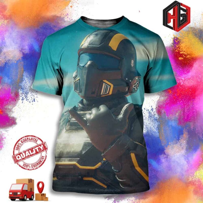 Rendered In Blender 4.0 Helldivers 2 Goose FX 3D T-Shirt