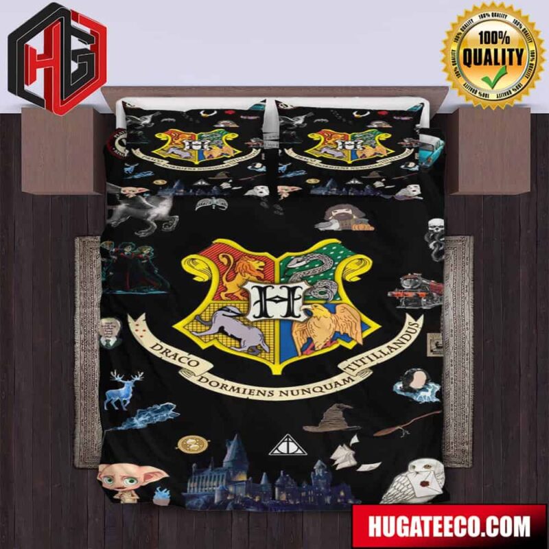 Representing Hogwarts Houses Harry Potter Duvet Cover Bedding Set