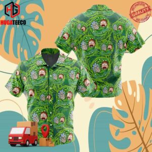 Rick And Morty Trippy Cosmic Rick Hawaiian Shirt For Men And Women Summer Collections
