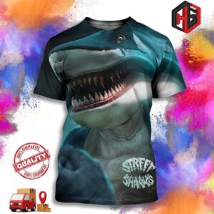 Ripster Character In Street Sharks Are Making A Comeback To Celebrate The 30th Anniversary Unisex 3D T-Shirt