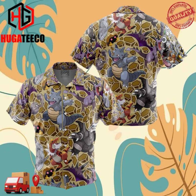 Rock Type Pokemon Pokemon Hawaiian Shirt For Men And Women Summer Collections