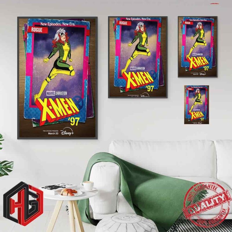 Rogue Marvel Animation All-new X-men 97 Streaming March 20 Only On Disney Poster Canvas