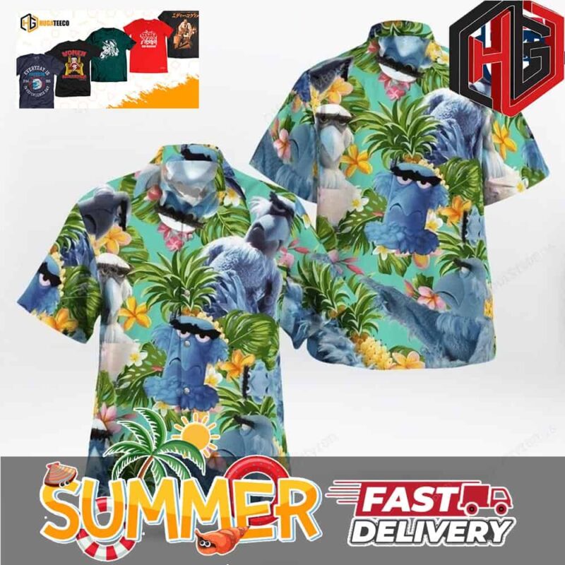 Sam The Eagle The Muppets Summer Hawaiian Shirt And Beach Short