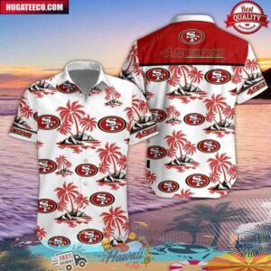 San Francisco 49ers Classic Hawaiian Shirt Beach Short