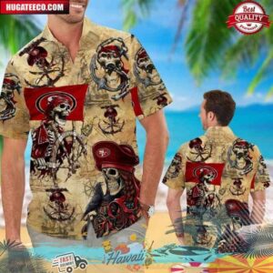 San Francisco 49ers Pirates Aloha Hawaiian Shirt