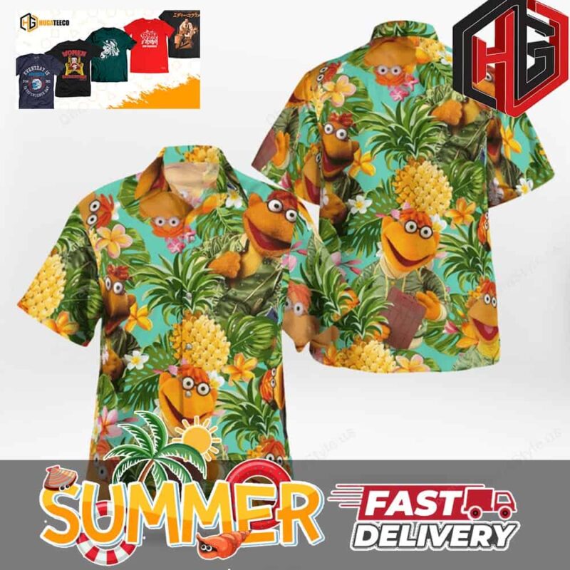 Scooter Muppets Tropical Summer Hawaiian Shirt And Beach Short