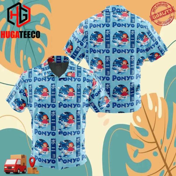 Sea Creatures Ponyo Studio Ghibli Hawaiian Shirt For Men And Women Summer Collections