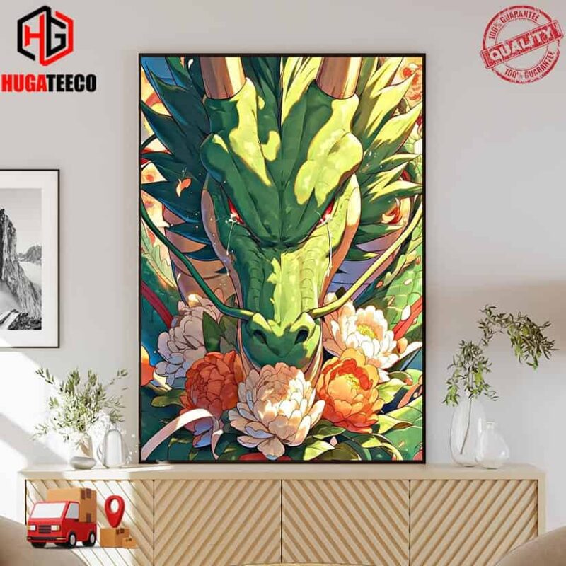 Shenron Dragon God of Earth Rest In Peace Akira Toriyama Poster Canvas