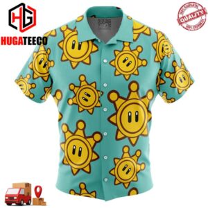 Shine Sprite Super Mario Sunshine Hawaiian Shirt For Men And Women Summer Collections