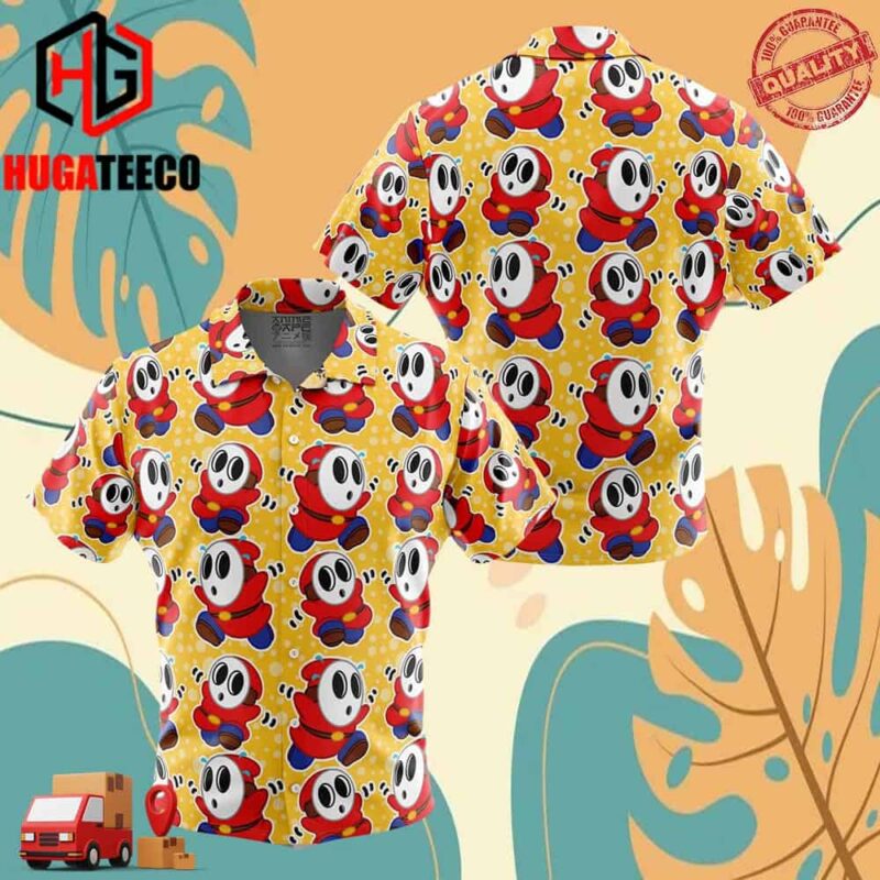 Shy Guy Super Mario Bros Hawaiian Shirt For Men And Women Summer Collections