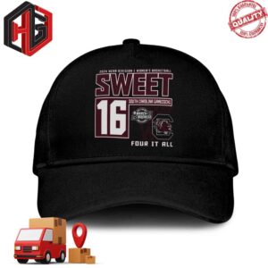 South Carolina Gamecocks Sweet 16 DI Women’s Basketball Four It All 2024 Classic Hat-Cap
