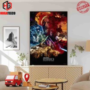 Star Wars Episode II Attack Of The Clones Bottleneck Gallery Limited Merchandise Poster Canvas